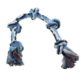 NAKIMO Dog Rope Toys for Large and Medium Dog 3 Feet 5 Knots, Heavy Duty Dental Dog Chew Toys, Tug of War Dog Toy, Cotton Teeth Cleaning