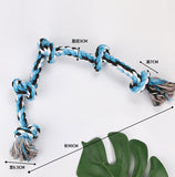 NAKIMO Dog Rope Toys for Large and Medium Dog 3 Feet 5 Knots, Heavy Duty Dental Dog Chew Toys, Tug of War Dog Toy, Cotton Teeth Cleaning