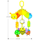 NAKIMO Baby Car Seat Toys Activity Stroller Toy Hanging Plush Toys for Boys Girls 0 3 6 9 10 12 Months, Baby Shower Thank You Gifts