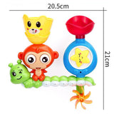 NAKIMO Bath Toys for Toddlers Age 1 2 3 Year Old Girl Boy, Preschool New Born Baby Bathtub Water Toys, Durable Interactive Multicolored Infant Toy