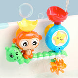 NAKIMO Bath Toys for Toddlers Age 1 2 3 Year Old Girl Boy, Preschool New Born Baby Bathtub Water Toys, Durable Interactive Multicolored Infant Toy