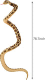 NAKIMO Realistic Animal Stuff Snake, 78" Stuffed Animal Plush Snake,  Snake Stuffed Animals Plush Toy Gifts for Kids