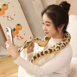 NAKIMO Realistic Animal Stuff Snake, 78" Stuffed Animal Plush Snake,  Snake Stuffed Animals Plush Toy Gifts for Kids