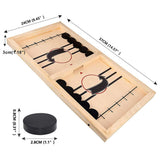 NAKIMO Fast Sling Puck Game, Tabletop Slingshot Games Toys for Boys and Girls,  Board Games for Adults Parent-Child Table Game