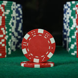 NAKIMO 100 Pcs Poker Chips, 11.5 Gram Poker Chips Set for Card Board Game Texas Holdem