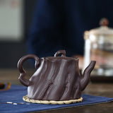 Magicaleast Chinese Zisha Teapot, Yixing Purple Clay Personal Handmade Teapot, Yin Xing Shu Zhuang Hu