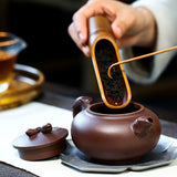 Magicaleast Chinese Zisha Teapot, Yixing Purple Clay Personal Handmade Teapot,Yin Xing Hu
