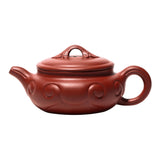 Magicaleast Chinese Zisha Teapot, Yixing Purple Clay Personal Handmade Teapot, Fang Gu Ru Yi