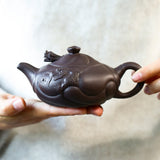 Magicaleast Chinese Zisha Teapot, Yixing Purple Clay Personal Handmade Teapot, Yu Hua Long