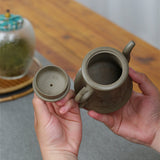 Magicaleast Chinese Zisha Teapot, Yixing Purple Clay Personal Handmade Teapot, Qian Qiu