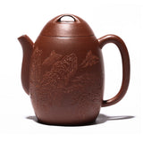 Magicaleast Chinese Zisha Teapot, Yixing Purple Clay Personal Handmade Teapot,Jin Xiu Shan He