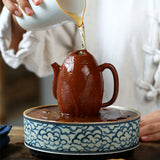 Magicaleast Chinese Zisha Teapot, Yixing Purple Clay Personal Handmade Teapot,Jin Xiu Shan He