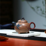 Magicaleast Chinese Zisha Teapot, Yixing Purple Clay Personal Handmade Teapot, Sui Han San You