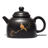 Magicaleast Chinese Zisha Teapot, Yixing Purple Clay Personal Handmade Teapot, Tan Ran Si Fang