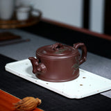 Magicaleast Chinese Zisha Teapot, Yixing Purple Clay Personal Handmade Teapot, Xin Yun Ning Xiang
