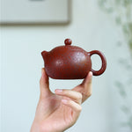 Magicaleast Chinese Zisha Teapot, Yixing Purple Clay Personal Handmade Teapot, Bai Fu Xi Shi