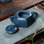 Magicaleast Chinese Zisha Teapot, Yixing Purple Clay Personal Handmade Teapot, Liu Fang Jing Lan