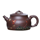 Magicaleast Chinese Zisha Teapot, Yixing Purple Clay Personal Handmade Teapot, Yi Pin Qing Lian