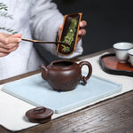 Magicaleast Chinese Zisha Teapot, Yixing Purple Clay Personal Handmade Teapot, GU Yun