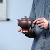 Magicaleast Chinese Zisha Teapot, Yixing Purple Clay Personal Handmade Teapot, Shen Yun