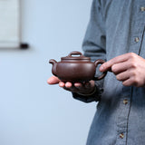 Magicaleast Chinese Zisha Teapot, Yixing Purple Clay Personal Handmade Teapot, Wan Yun