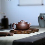 Magicaleast Chinese Zisha Teapot, Yixing Purple Clay Personal Handmade Teapot, Wan Yun