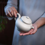 Magicaleast Chinese Zisha Teapot, Yixing Purple Clay Personal Handmade Teapot, Ma Dao Cheng Gong