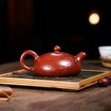 Magicaleast Chinese Zisha Teapot, Yixing Purple Clay Personal Handmade Teapot, Ban Yue