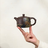 Magicaleast Chinese Zisha Teapot, Yixing Purple Clay Personal Handmade Teapot, Xi Shan Jing Lan
