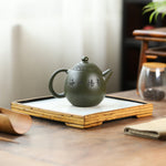 Magicaleast Chinese Zisha Teapot, Yixing Purple Clay Personal Handmade Teapot, Long Dan