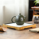 Magicaleast Chinese Zisha Teapot, Yixing Purple Clay Personal Handmade Teapot, Long Dan