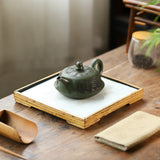Magicaleast Chinese Zisha Teapot, Yixing Purple Clay Personal Handmade Teapot, Yi Fan Feng Shun
