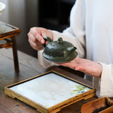 Magicaleast Chinese Zisha Teapot, Yixing Purple Clay Personal Handmade Teapot, Yi Fan Feng Shun