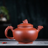 Magicaleast Chinese Zisha Teapot, Yixing Purple Clay Personal Handmade Teapot, Dong Fang Shi