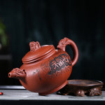 Magicaleast Chinese Zisha Teapot, Yixing Purple Clay Personal Handmade Teapot, Dong Fang Shi