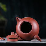 Magicaleast Chinese Zisha Teapot, Yixing Purple Clay Personal Handmade Teapot, Kai Tian Pi Di