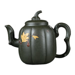 Magicaleast Chinese Zisha Teapot, Yixing Purple Clay Personal Handmade Teapot, Fu Lu