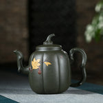 Magicaleast Chinese Zisha Teapot, Yixing Purple Clay Personal Handmade Teapot, Fu Lu