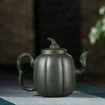 Magicaleast Chinese Zisha Teapot, Yixing Purple Clay Personal Handmade Teapot, Fu Lu