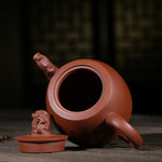 Magicaleast Chinese Zisha Teapot, Yixing Purple Clay Personal Handmade Teapot, Fu Yun Qi Tian