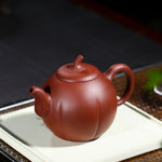 Magicaleast Chinese Zisha Teapot, Yixing Purple Clay Personal Handmade Teapot, Qie Gua