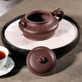 Magicaleast Chinese Zisha Teapot, Yixing Purple Clay Personal Handmade Teapot, Xu Bian