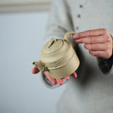 Magicaleast Chinese Zisha Teapot, Yixing Purple Clay Personal Handmade Teapot, Jun Zhu