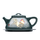 Magicaleast Chinese Zisha Teapot, Yixing Purple Clay Personal Handmade Teapot, Si Fang Shi Piao