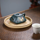 Magicaleast Chinese Zisha Teapot, Yixing Purple Clay Personal Handmade Teapot, Si Fang Shi Piao