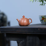 Magicaleast Chinese Zisha Teapot, Yixing Purple Clay Personal Handmade Teapot, Shi Liu