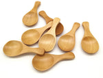 Magicaleast Small Wooden Spoons for Ice Cream