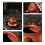 Magicaleast Chinese Zisha Teapot, Yixing Purple Clay Personal Handmade Teapot, Feng Ming