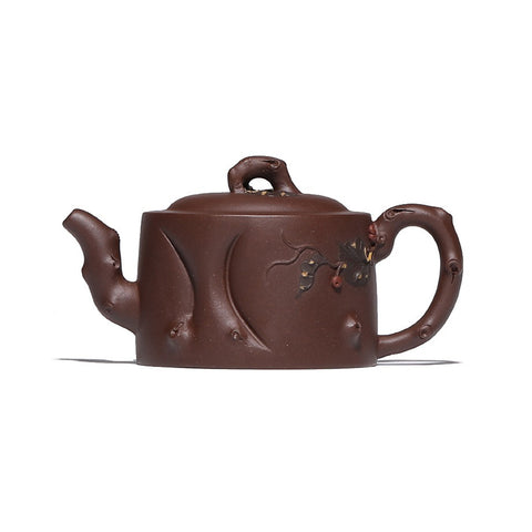 Magicaleast Chinese Zisha Teapot, Yixing Purple Clay Personal Handmade Teapot, Duo Zi Duo Fu