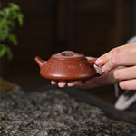 Magicaleast Chinese Zisha Teapot, Yixing Purple Clay Personal Handmade Teapot, Shi Piao